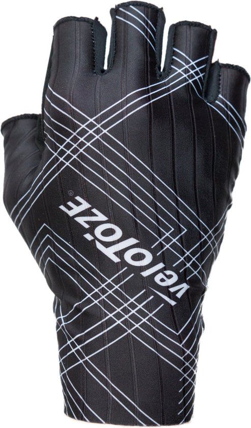 veloToze Aero Glove - Black - Small - Unisex - Korte vingers Handschoenen