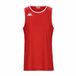 Kappa Danco Mouwloze Basketbal T-shirt Heren Rood/Wit Polyester XL