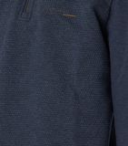 CASA MODA comfort fit sweat schipperstrui - donkerblauw