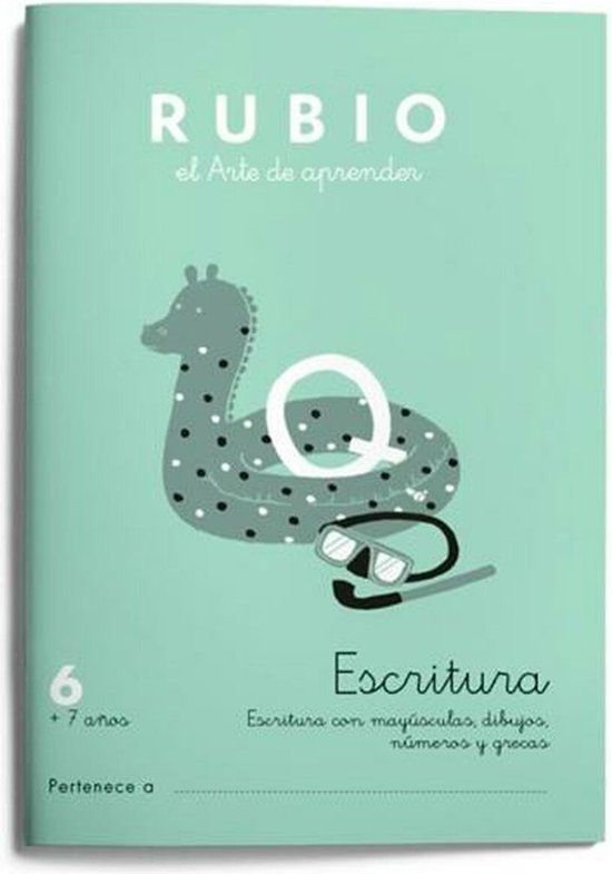 Writing and calligraphy notebook Rubio Nº06 A5 Spaans 20 Lakens (10 Stuks)