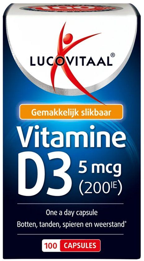 Lucovitaal Vitamine D3 5mcg Capsules