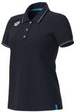 Arena Dames Poloshirt Team Solid Cotton Marine