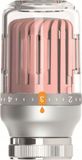 Rose Tête thermostatique pour radiateur cristal M30X1,5 - Gris - Rose