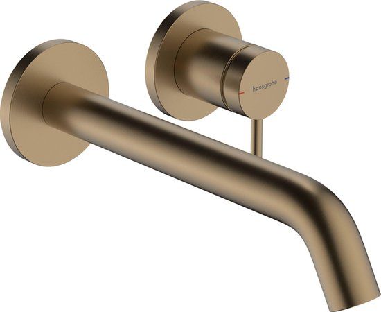 Hansgrohe Tecturis S ééngreeps wastafelkraan inbouw Brushed Bronze - 22.5 cm uitloop