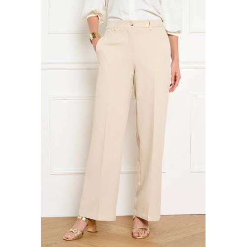 LOLALIZA wide leg broek - beige
