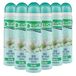 DELICE Deodorant voor dames, geurremmend, body spray, deodorant oksel, uitnodiging, witte muskus, 100 ml, verpakking van 6 stuks
