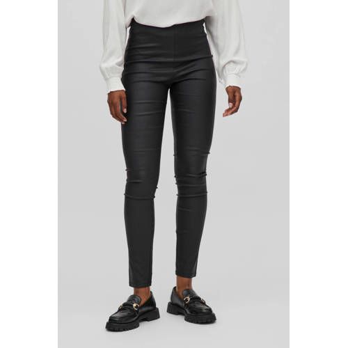 VILA VICOMMIT coated leggings - black