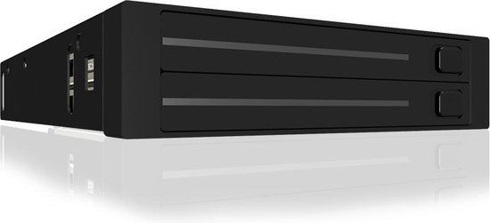 RaidSonic IB-2226STS Drive Bay Panel - Black