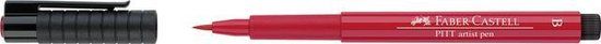 Faber-Castell Pitt Artist Pen Brushpen Geraniumrood Fel