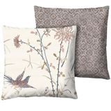 Bassetti Fong 9322742 kussenhoes van 100% katoen, panamastof, 4 m, maat 40 x 40 cm