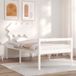 Maison Exclusive - Lit pour personne âgée sans matelas blanc bois massif