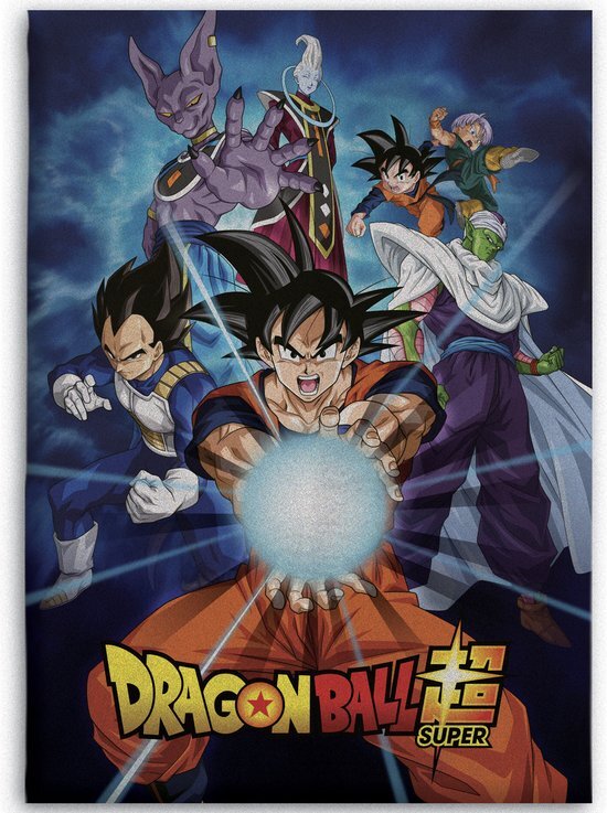 - Dragon Ball Z fleecedeken Donkerblauw