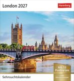 London Harenberg London Sehnsuchtskalender 2027 - Wochenkalender mit 53 Postkarten