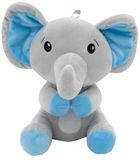 Riethmuller Ballongewichtje 2-in-1 Pluche Knuffel Olifant Blauw (170gr-21cm)