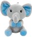 Riethmuller Ballongewichtje 2-in-1 Pluche Knuffel Olifant Blauw (170gr-21cm)