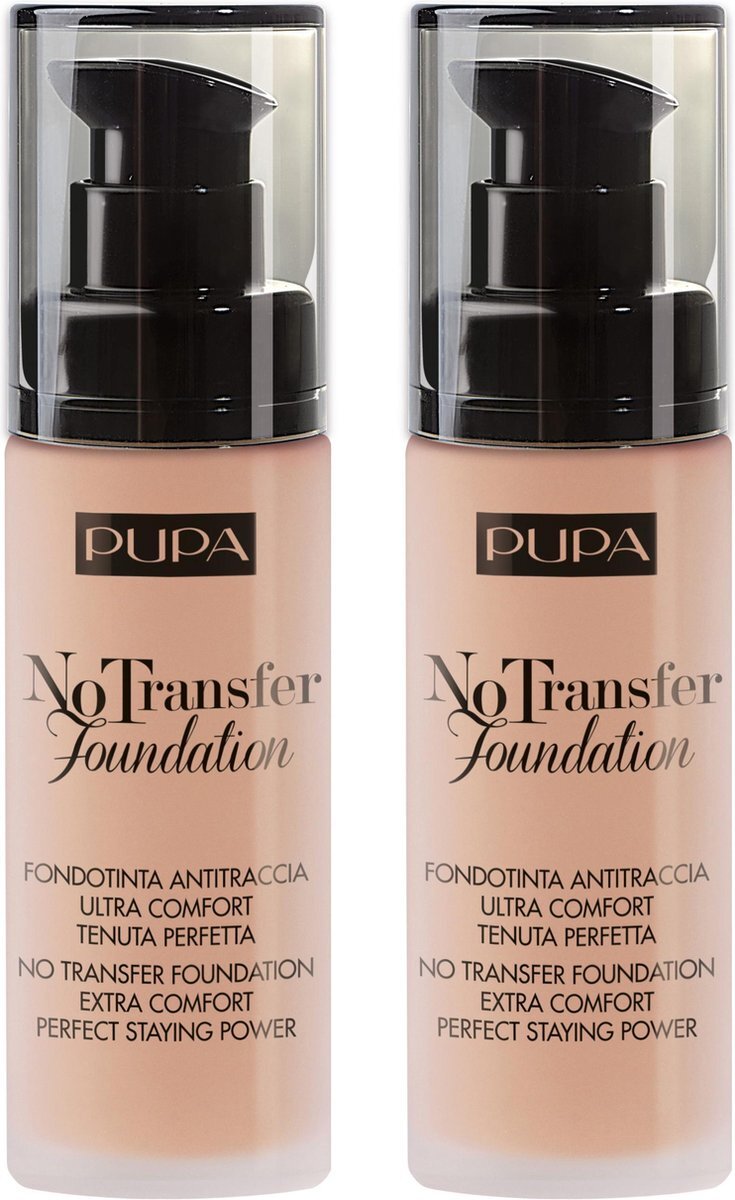 Pupa Milano Pupa Antitraccia Foundation 02 Light Beige Duo Pack