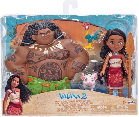 Jakks Disney Moana 2 Moana & Maui 15 cm Poppencadeauset