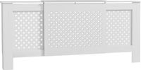 Homcom Radiatorbekleding MDF 200x21.5x91.7cm Wit
