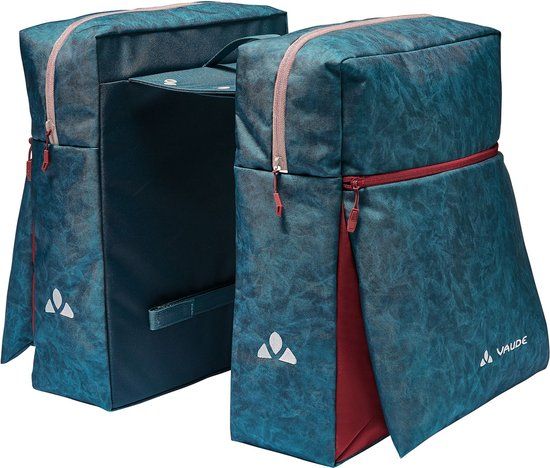 Vaude TwinZipper Dubbele bagagedragertas - petrol