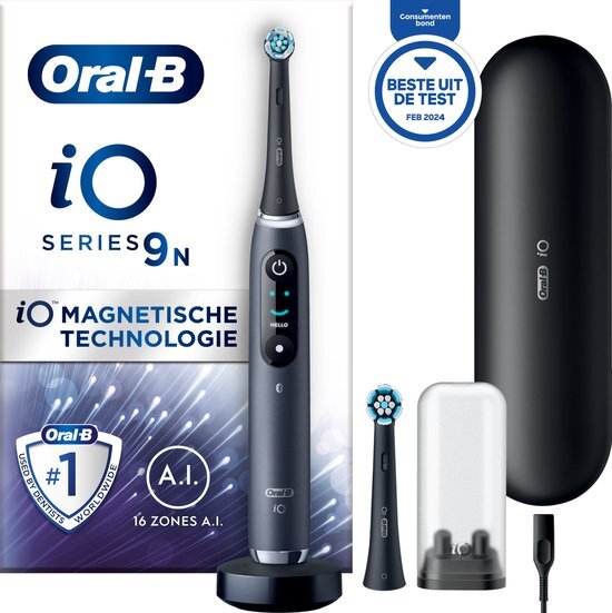 Oral-B iO 9N Elektrische tandenborstel, Bluetooth, zwart