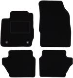 Wielganizator Carlux Zwarte veloursmatten voor Ford Fiesta MK7 hatchback (2011-2017)
