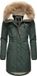 Ragwear Dames Parka Tawny Pine Green