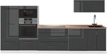 Vicco Complete keukeneenheid Fame-Line, Anthracite High Gloss/White, 340 cm