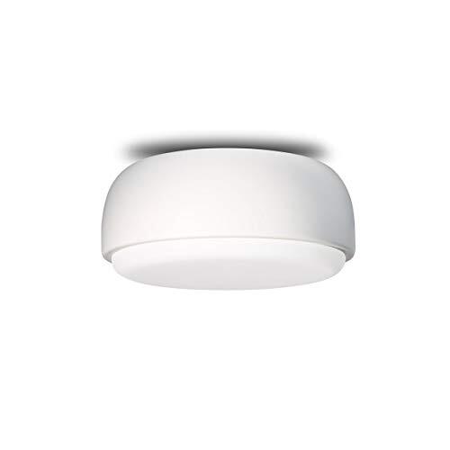 Northern Plafondlamp uit de serie Over me in de kleur wit, diameter van 30 cm, gloeilamp E27 max. Slechts 2 x 13W LED, 640