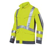 KÜBLER KUBLER PROTECTIQ Hi Vis Reflecterend Werkjas HEREN Veiligheidsjas Geel Antraciet - Vlamvertragend - Antistatisch