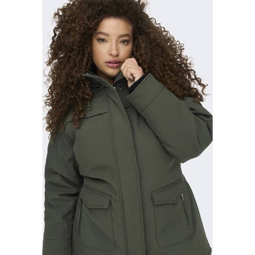 ONLY CARMAKOMA Parka Dark Green
