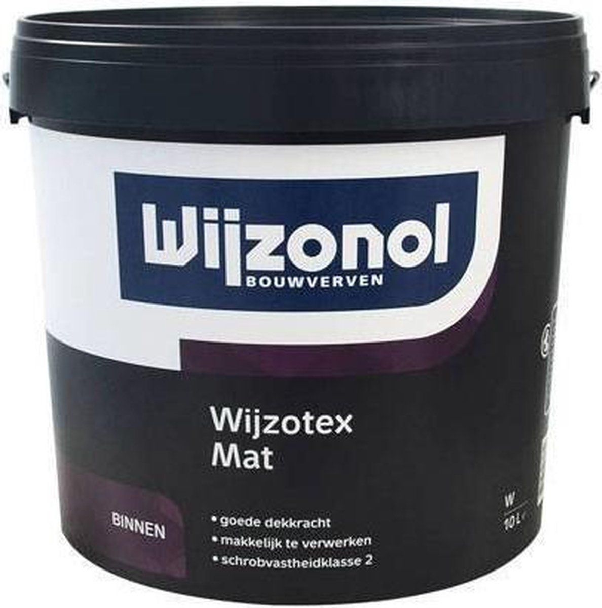 Wijzonol Wijzotex Mat RAL 9010 - 8712952061757