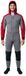 Ion Fuse Drysuit 4/3 Mm combinaison de plongée à manches longues avec capuche et zip sur le devant Gris M