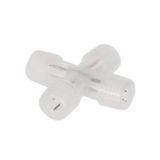 HQ Power Lichtslang connector | X-vorm, Ø 1.3 cm