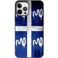 Apple iPhone 12 Drapeau martinique Verstevigd hoesje met sublimatie bedrukking