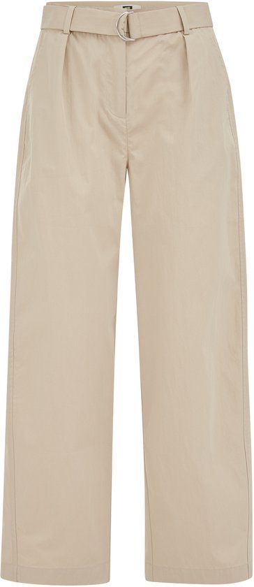 WE Fashion Dames barrel fit broek met ceintuur