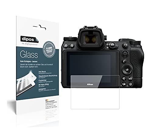 dipos I 9H pantserfolie, compatibel met Nikon Z7 II, beschermfolie, displayfolie