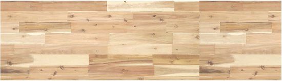 vidaXL Wastafelblad - 120x40x4 cm - Onbehandeld Massief Acaciahout