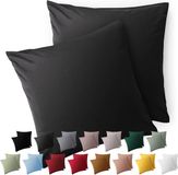 Blumtal Kussensloop Microvezel Kussenhoes 40 x 40 cm - Antraciet - Set van 2
