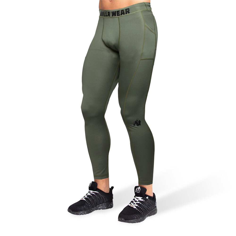 Gorilla Wear Smart Tights - Legergroen - M