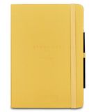 Mitama Dagkalender 2026 Elegance van eco-leer beige 15 x 21 cm, hardcover, FSC-papier, elastische sluiting, potlood inbegrepen