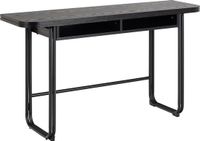Giga Living Eettafel Darrel - 80x140x77cm - Zwart - Uitschuifbaar