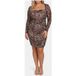 GUESS Ls Square Nk Bernard Phyton Natural Skin Taille: S