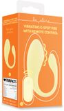 Loveline Vibrating G-Spot Vibe with Remote Control - Yellow