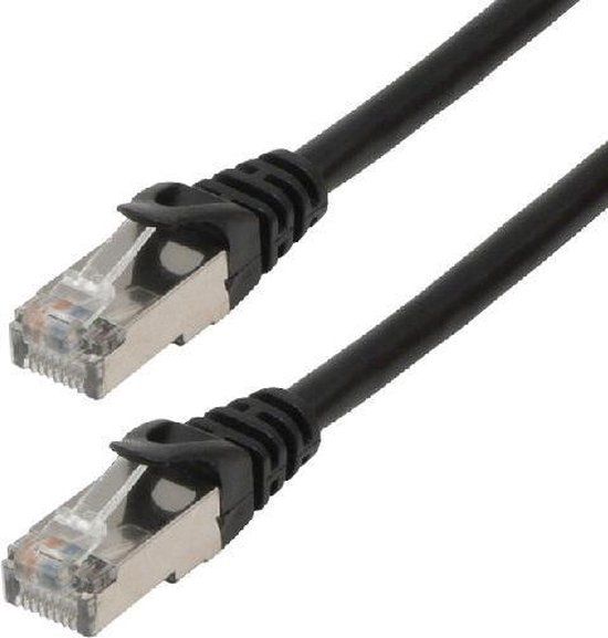 MCL Samar MCL Cordon de brassage RJ45 Cat 6 F/UTP - 15m Noir