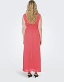 ONLY - Onllaurine Fr S/L Long Dress Cs Ptm - Dames - Jurken - Roze