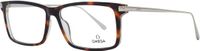 Omega Men's Spectacle Frame OM5014 58056 Brown Rectangular Plastic/Carbon