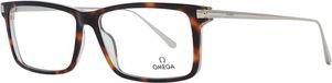 Omega Men's Spectacle Frame OM5014 58056 Brown Rectangular Plastic/Carbon