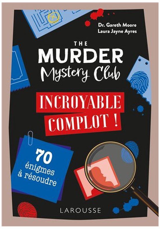 The Larousse Misdaad Puzzelboek - 70 Raadsels
