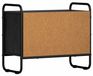 Syfax Zwart eiken Tv-meubel 60 x 30 x 50 cm Bewerkt hout