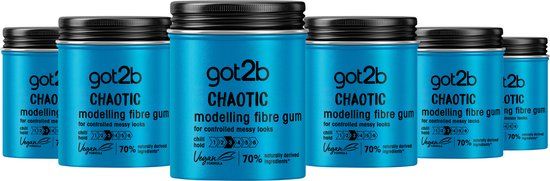 Got2b Warhoofd-fibre Gum Voordeelverpakking 6x100ml